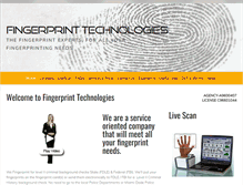 Tablet Screenshot of fingerprints4all.com